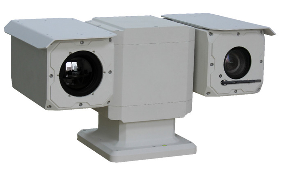 Θερμικό οπτικό δίκτυο διπλού φάσματος PTZ κάμερα για μακρινή παρακολούθηση μπορεί να ανιχνεύσει φωτιά και ανθρώπινη δραστηριότητα
